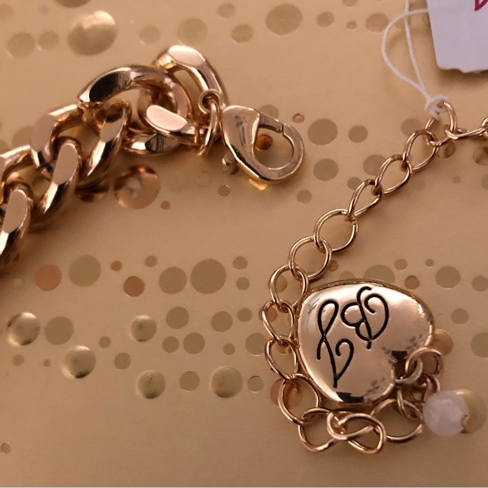 Authentic Betsey Johnson Necklace - School Charms Statement Gold Tone, NWT - Picture 14 of 16